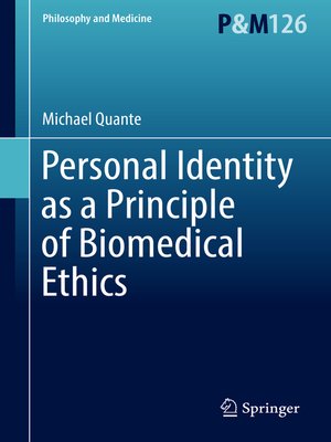 cover image of Personal Identity as a Principle of Biomedical Ethics